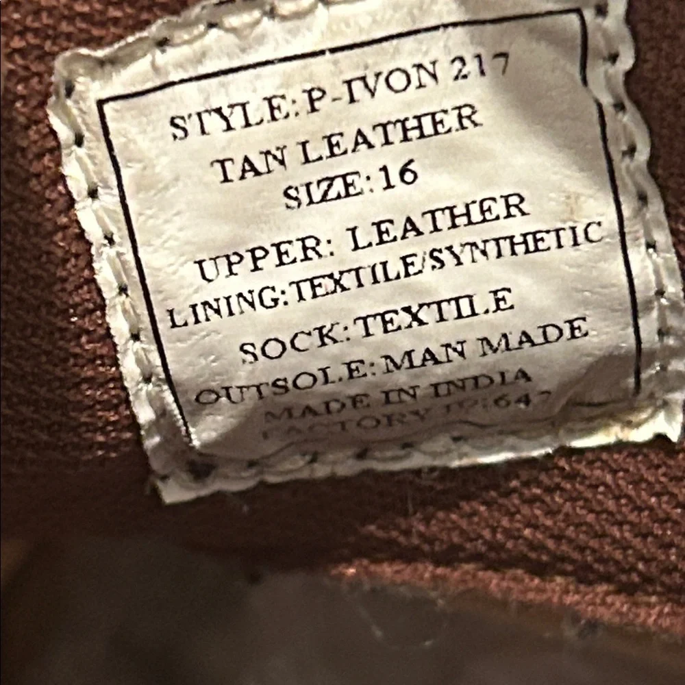 Steve Madden Leather Chukka LaceUp ankle bootie shoes men’s size 16 camel brown